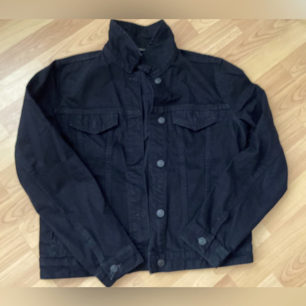 Black Denim Jacket Size M